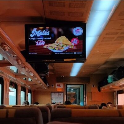 Tejas Express led advertising by Insta advertising